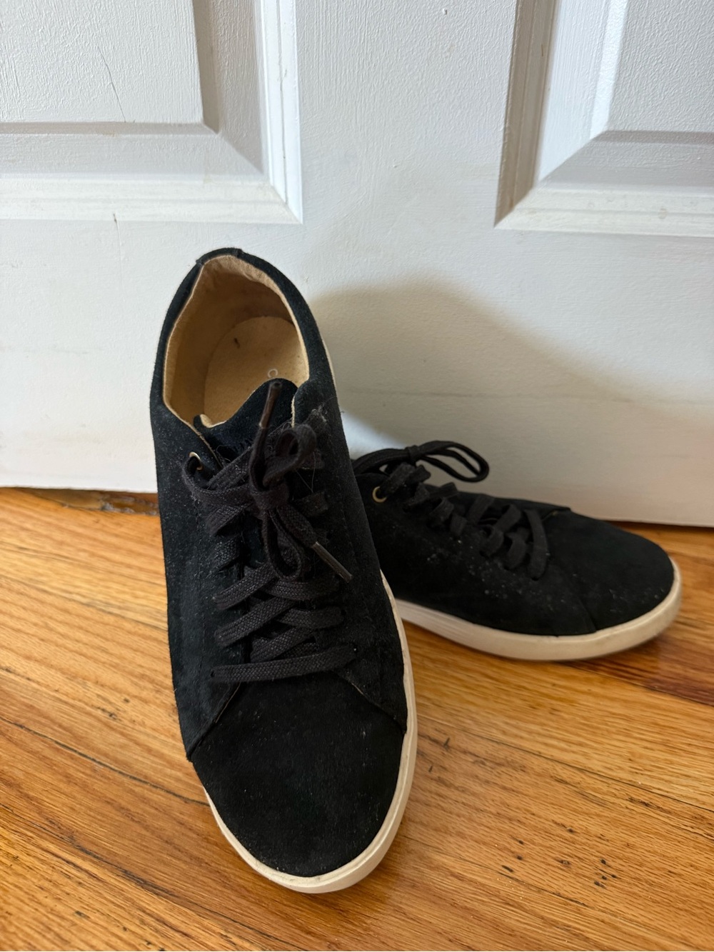 Cole Haan Grand.OS Black Suede Sneakers Women’s 9